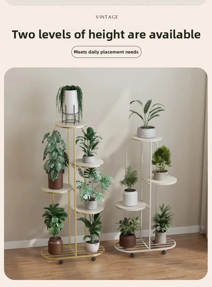 Modern Multi-storey Plant Stand for Interior Decor