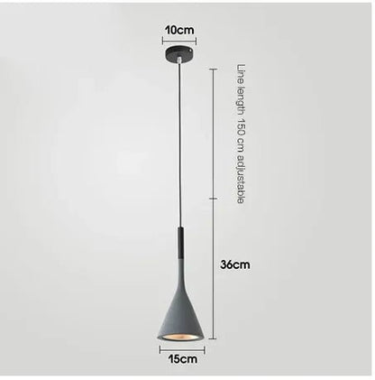 Modern Multicolor Metal Pendant Light with E27 Socket - Decorbites