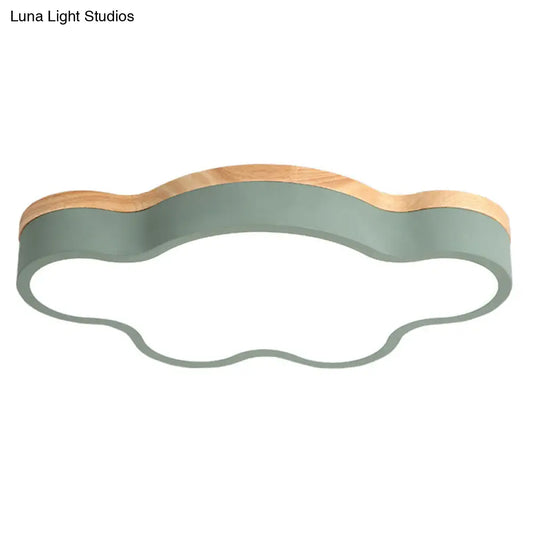 DecorBites™ DecorBites™ Modern Nordic Acrylic Cloud Ceiling Light with LED Flush Mount and Metal Shade