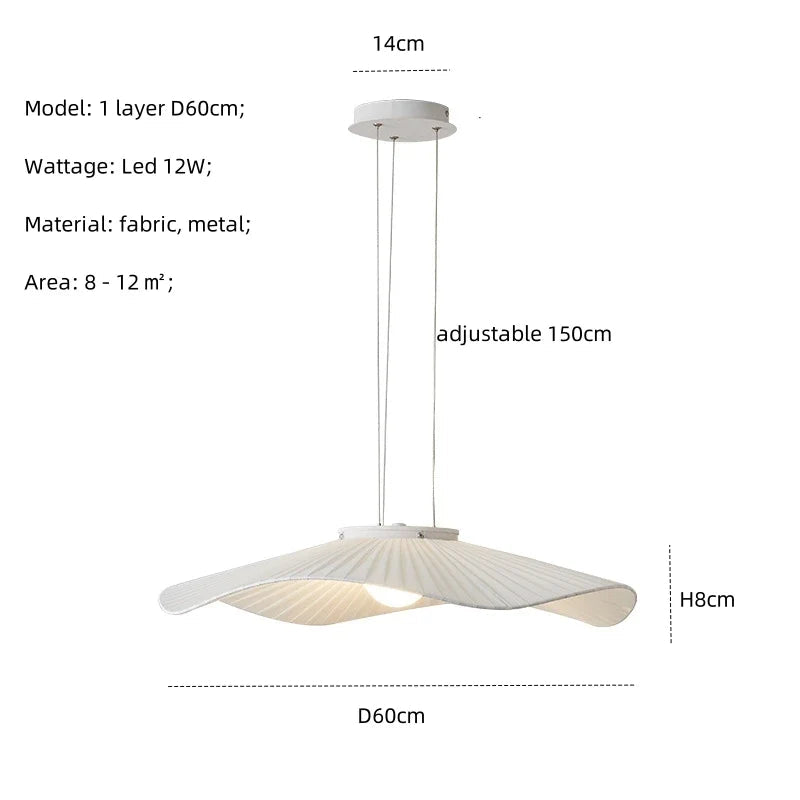 Modern Nordic Fabric Pendant Light - Decorbites