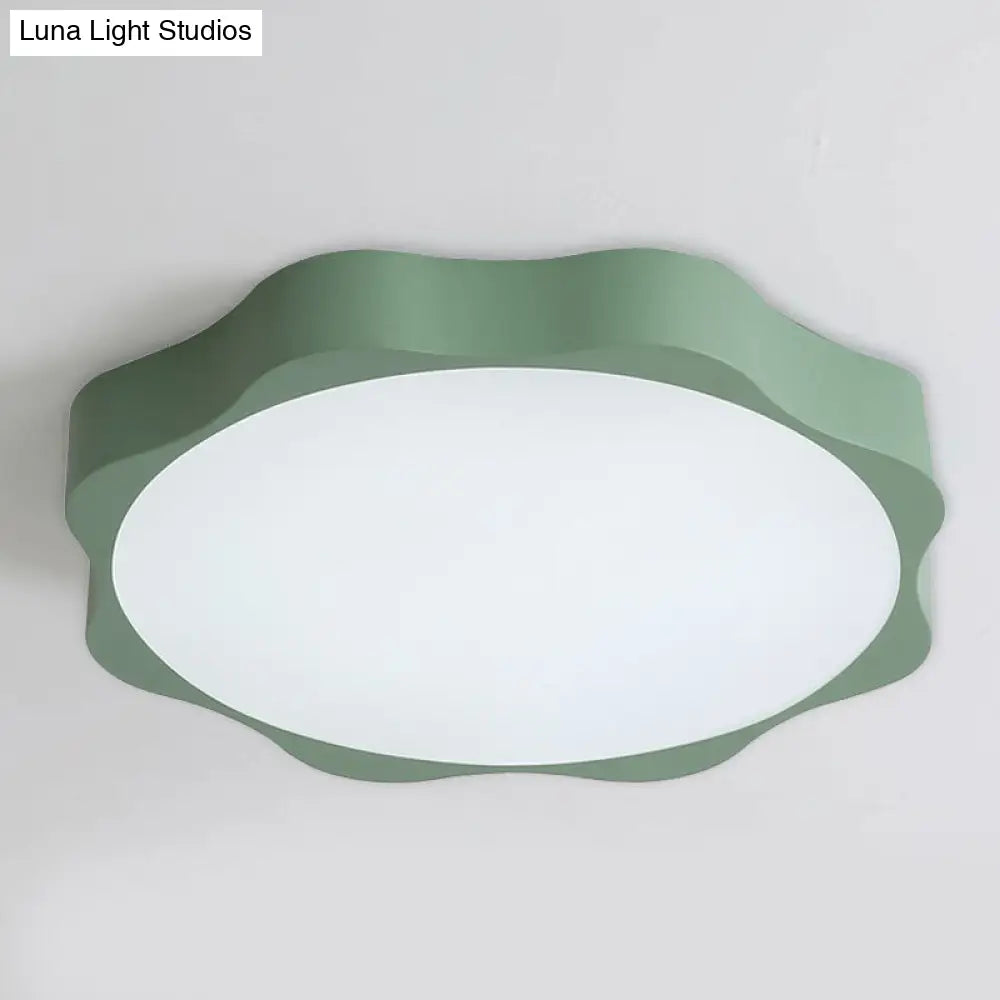 DecorBites™ DecorBites™ Modern Nordic Flush Mount Flower Baby Ceiling Light in Acrylic