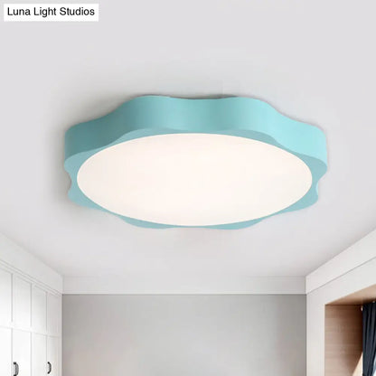 DecorBites™ DecorBites™ Modern Nordic Flush Mount Flower Baby Ceiling Light in Acrylic