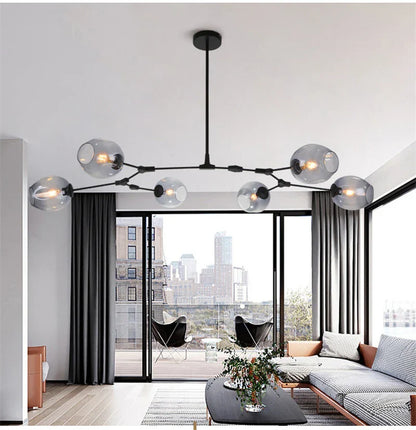 Modern Nordic Glass Chandeliers with LED - Chandelier