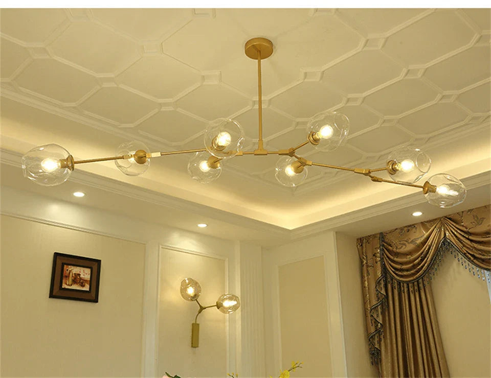 Modern Nordic Glass Chandeliers with LED - Chandelier