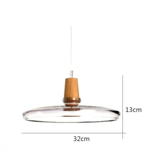 Modern Nordic Glass Light Fixtures - C / Clear