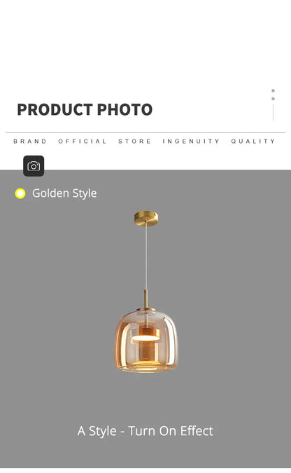Modern Nordic Glass Pendant Lamp