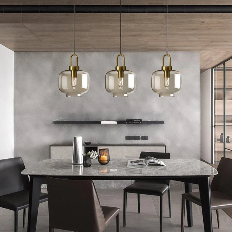 Modern Nordic Glass Pendant Light for Kitchen & Restaurant