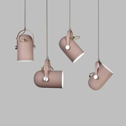Modern Nordic Hanging Lights - Pink / Black