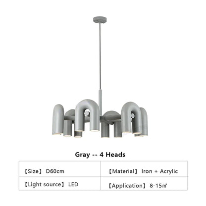 Modern Nordic LED Ceiling Chandelier for Home - Chandelier