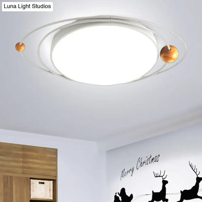 DecorBites™ DecorBites™ Modern Nordic LED Ceiling Lamp with Round Acrylic Design - 21"/26"/31" - Gray/Green/White - Warm/White/Natural Light