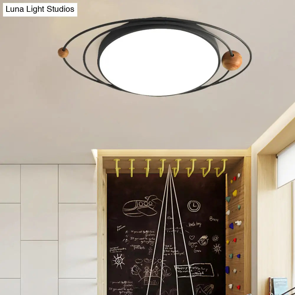 DecorBites™ DecorBites™ Modern Nordic LED Ceiling Lamp with Round Acrylic Design - 21"/26"/31" - Gray/Green/White - Warm/White/Natural Light