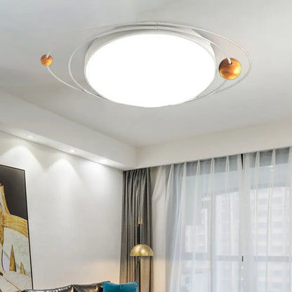 DecorBites™ DecorBites™ Modern Nordic LED Ceiling Lamp with Round Acrylic Design - 21"/26"/31" - Gray/Green/White - Warm/White/Natural Light