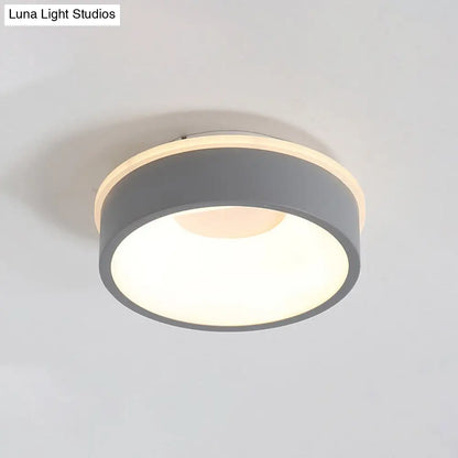 DecorBites™ DecorBites™ Modern Nordic LED Ceiling Light in Grey/White: Triangle, Round, or Square Design
