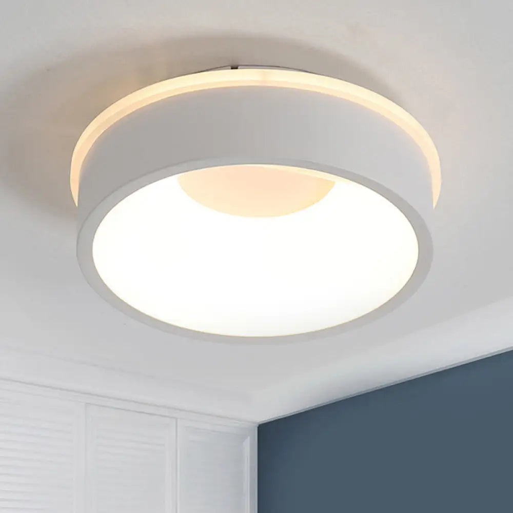 DecorBites™ DecorBites™ Modern Nordic LED Ceiling Light in Grey/White: Triangle, Round, or Square Design