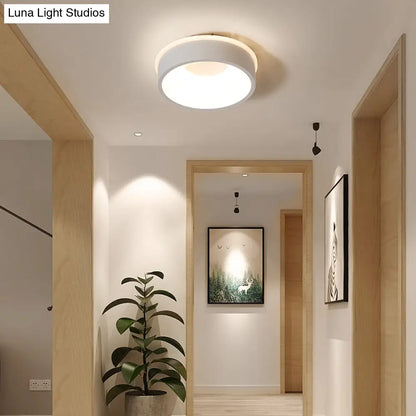 DecorBites™ DecorBites™ Modern Nordic LED Ceiling Light in Grey/White: Triangle, Round, or Square Design