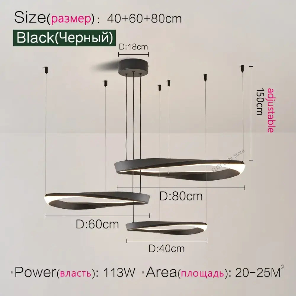 Modern Nordic Pendant Lamp - Dimmable LED Ceiling Light