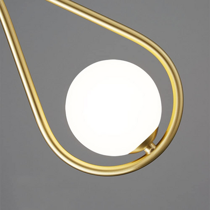 Modern Nordic Pendant Light in Black or Gold