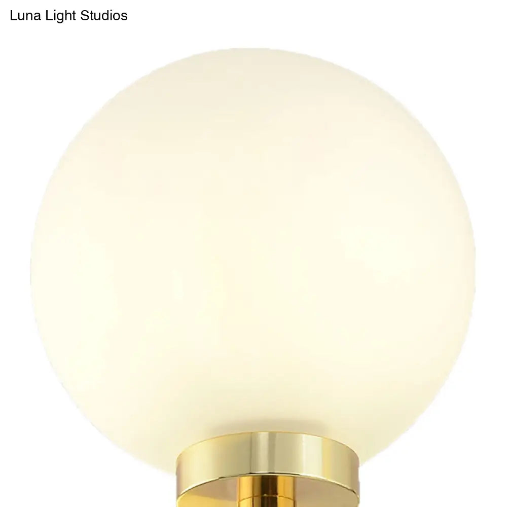 Lámpara de araña moderna de estilo nórdico de 6/8 luces en color negro con pantalla de cristal esférica