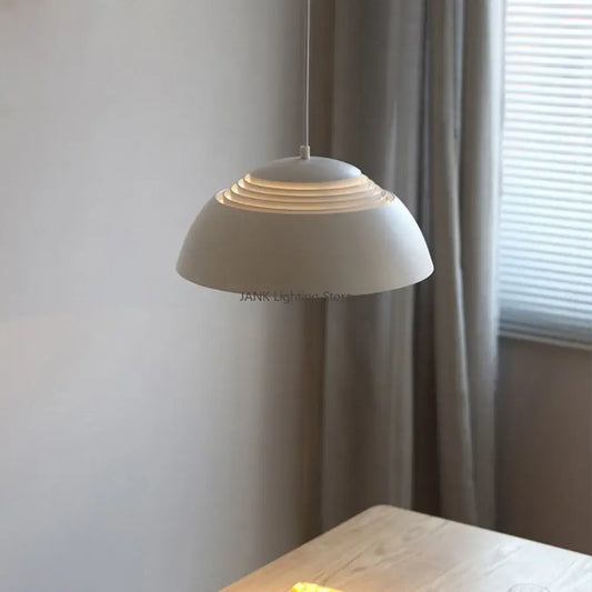 Modern off white layered glass ball pendant light with sleek design for dining room decorbites glass ball pendant