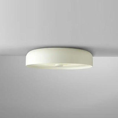 Cream-colored decorbites bowl ceiling lamp with sleek circular design and smooth matte finish for living room decor