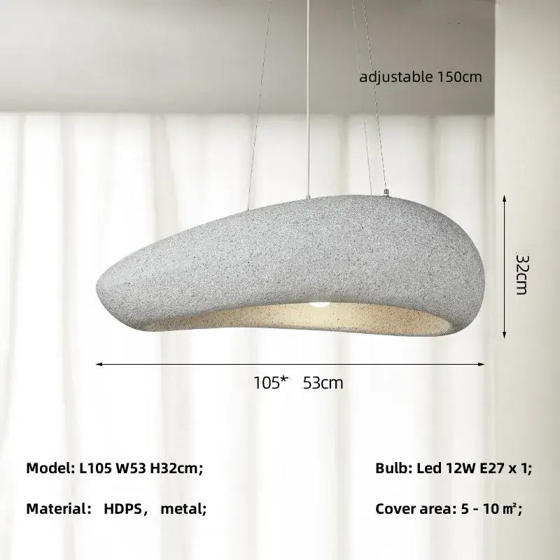 Gray textured hdps and metal modern oval pendant lights with gold accents for decorbites loft dining room decorbites loft e27