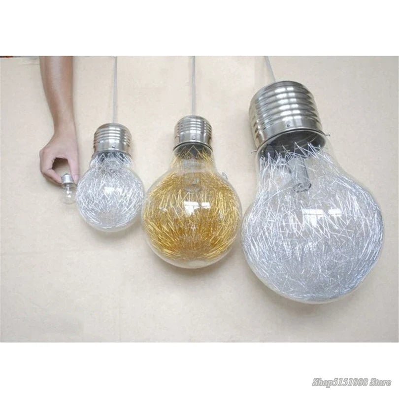Modern Oversized Bulb Glass Pendant Light - Decorbites
