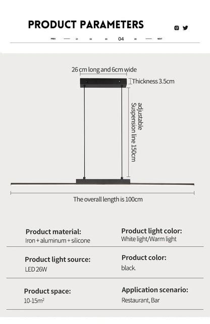 Modern Pendant Lights for Dining and Living Room