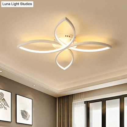 DecorBites™ DecorBites™ Modern Petal Semi Flush LED Ceiling Lamp - 23"/29"/35.5" Wide - Warm/White Light