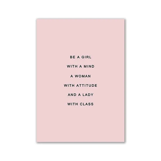 Modern Pink Aesthetic Wall Art Decor - 15 / 20x25cm No Frame / CHINA - Posters