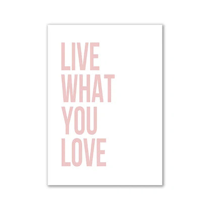 Modern Pink Aesthetic Wall Art Posters - Posters