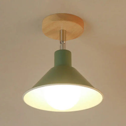 DecorBites™ DecorBites™ Modern Pink & Orange Ceiling Light: Stylish Semi-Flush Mount for Corridor