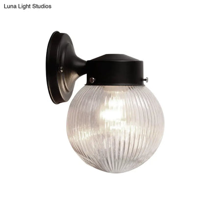 DecorBites™ DecorBites™ Modern Prismatic Glass Wall Mounted Sconce - 1 Light, Black/White - Ideal for Hallway