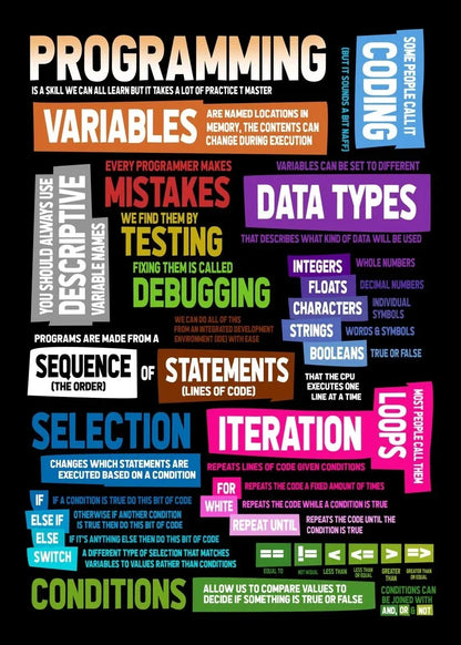 Modern Programmer Gamer Canvas Wall Art - Posters