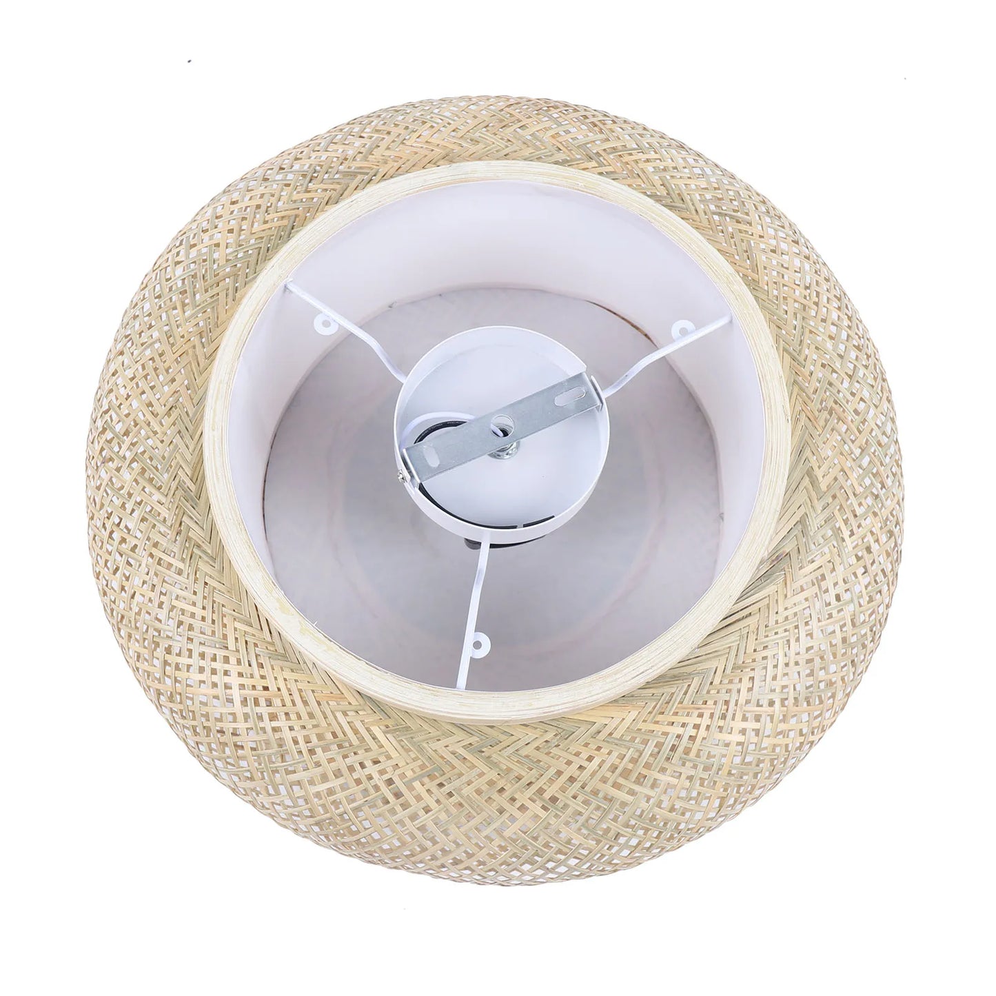 Modern Rattan Pendant Light - LED Ceiling Fan