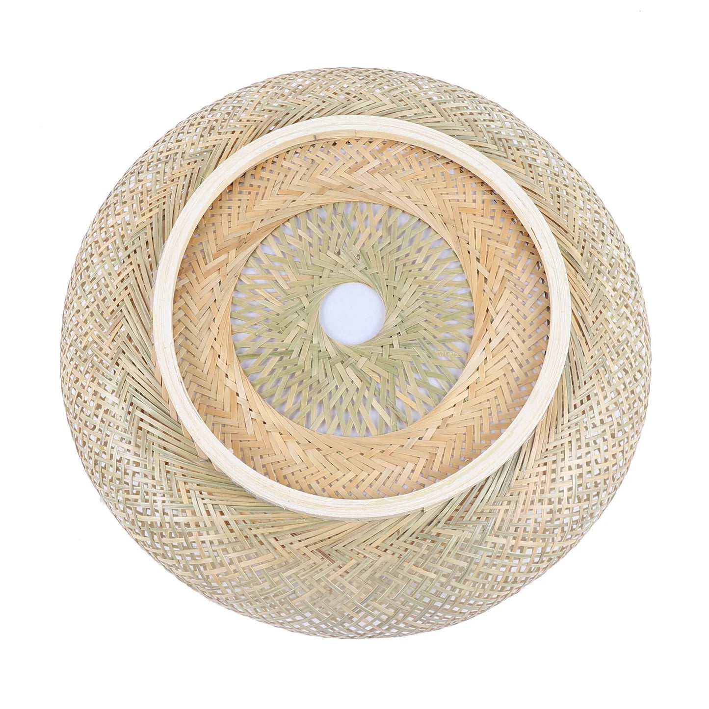 Modern Rattan Pendant Light - LED Ceiling Fan