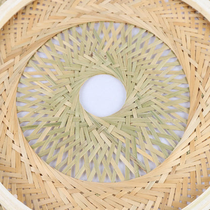 Modern Rattan Pendant Light - LED Ceiling Fan