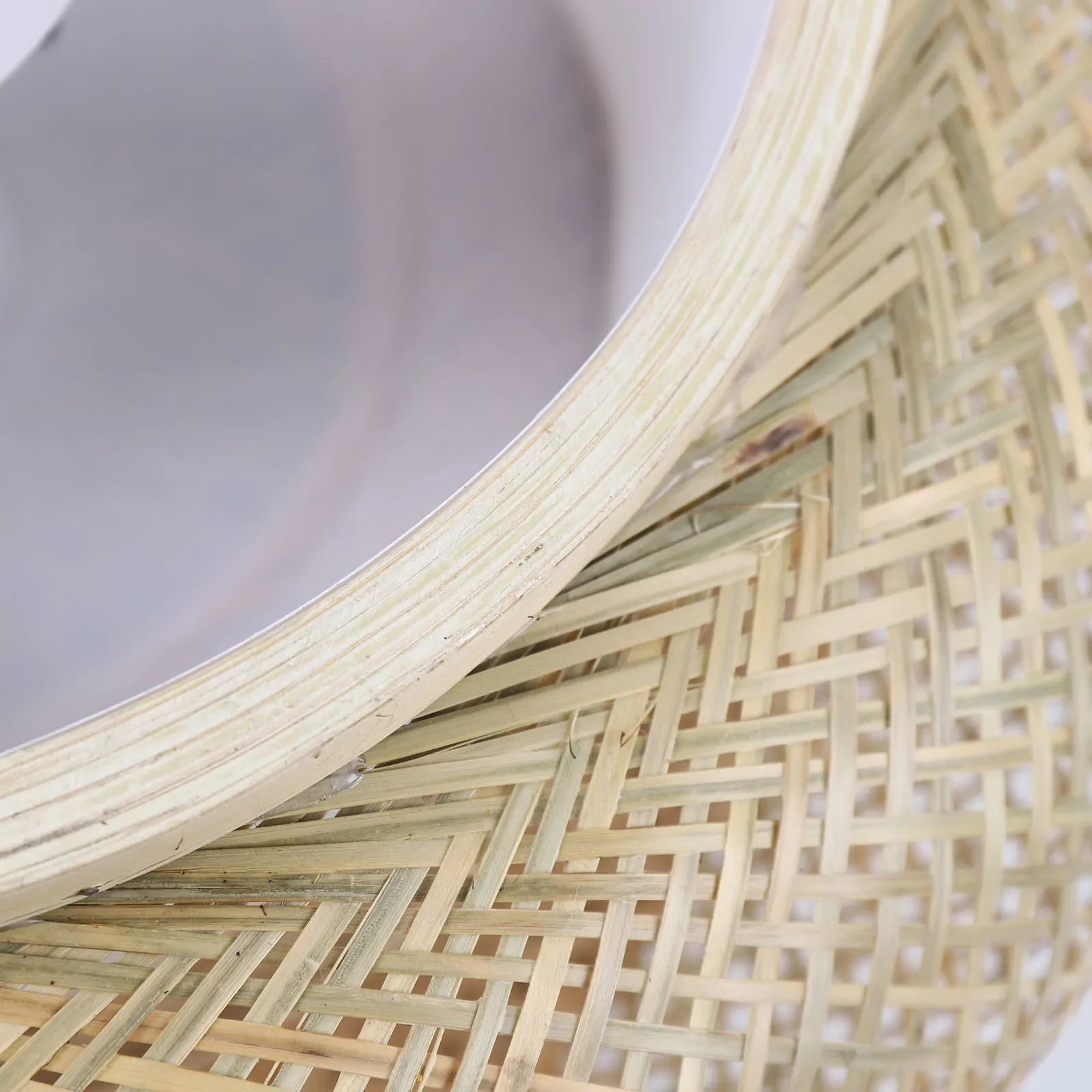 Modern Rattan Pendant Light - LED Ceiling Fan