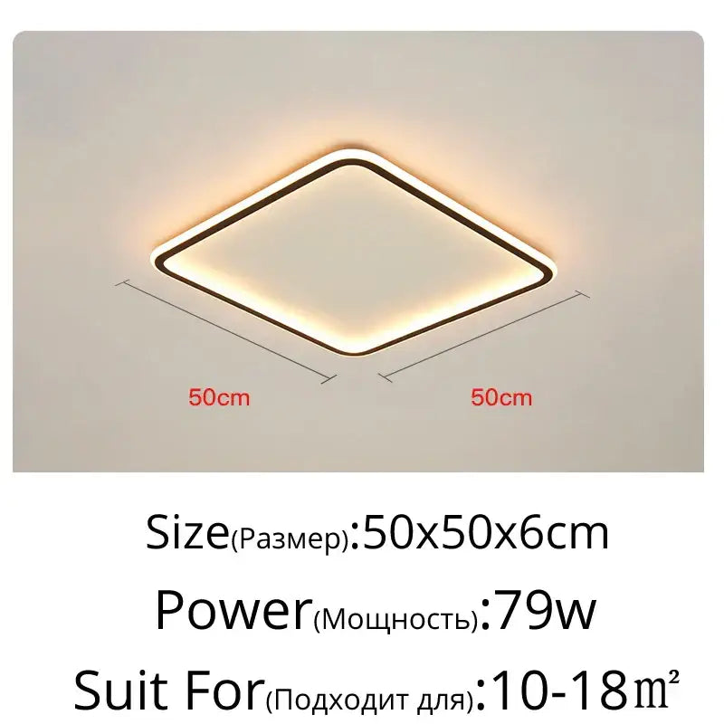 Modern rectangular black dimmable led ceiling chandelier with sleek square design and warm white led illumination decorbites dimmable led