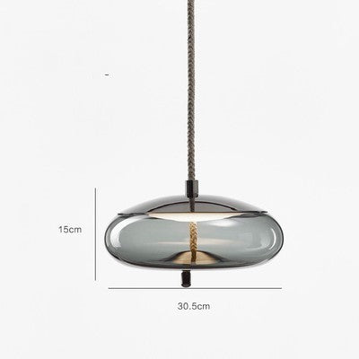 Amber Twine Glass Chandelier