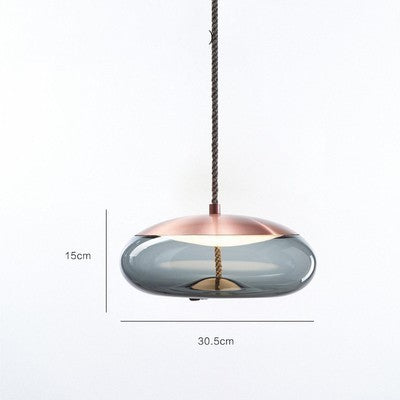 Amber Twine Glass Chandelier