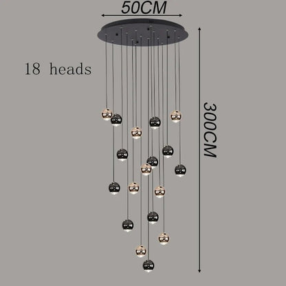 Modern Ring Acrylic Pendant Chandelier Light - Decorbites