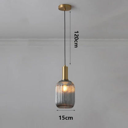 Modern Ring Glass Pendant Light - Decorbites