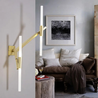 DecorBites™ DecorBites™ Modern Rotatable Gold Wall Sconce Lighting with 2/4 Metal Heads