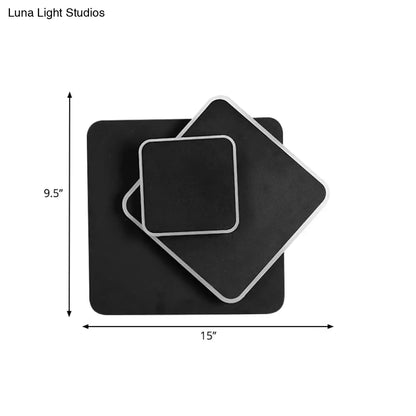 DecorBites™ DecorBites™ Modern Rotatable LED Wall Sconce – Simple Style, Metallic Finish, Warm/White Lighting – Perfect Bedside Lighting Solution