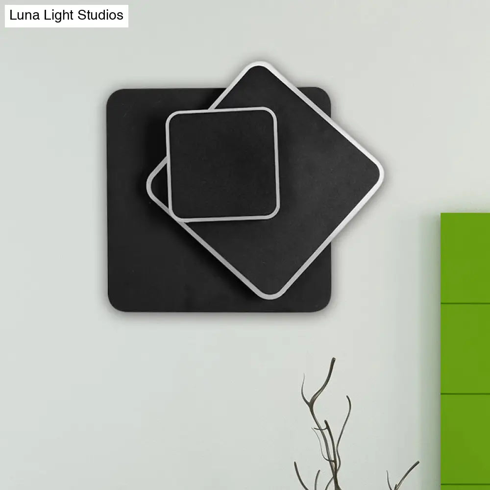 DecorBites™ DecorBites™ Modern Rotatable LED Wall Sconce – Simple Style, Metallic Finish, Warm/White Lighting – Perfect Bedside Lighting Solution