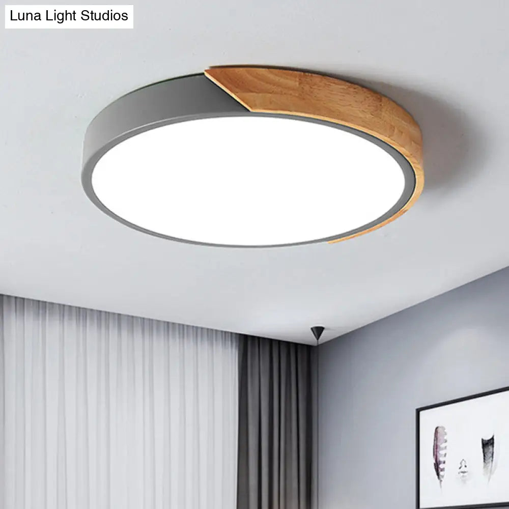 DecorBites™ DecorBites™ Modern Round Flush Mount Ceiling Light Fixtures for Bedrooms