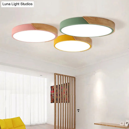 DecorBites™ DecorBites™ Modern Round Flush Mount Ceiling Light Fixtures for Bedrooms