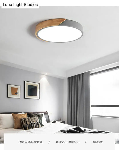 DecorBites™ DecorBites™ Modern Round Flush Mount Ceiling Light Fixtures for Bedrooms
