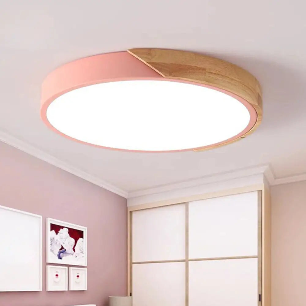 DecorBites™ DecorBites™ Modern Round Flush Mount Ceiling Light Fixtures for Bedrooms