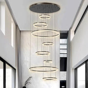 Modern Sculptural Ring Pendant Light Chandelier - Decorbites